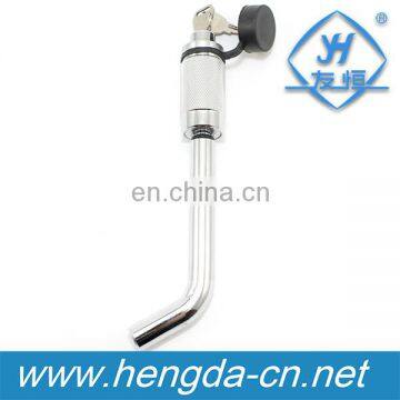 Key Receiver Lock-Bent Pin Style Universal Trailer Hitch Lock