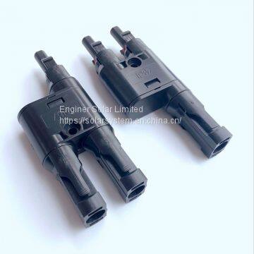 Solar Mc4 T-branch Connector Mmf Ffm Parallel Connection photo-2