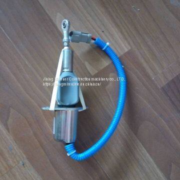 PC300-7 ЭЛЕКТРОМАГНИТ ОТКЛЮЧЕНИЯ ДВИГАТЕЛЯ 6743-81-9140   komatsu PC300-7 Электромагнитный клапан отключения топлива