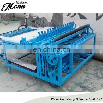 Fully Automatic Bamboo mat weaving machine /reed straw mat knitting machine