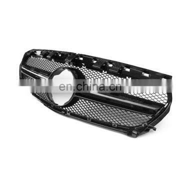 Front Black Grille Grill Fit 2013-15 For Mercedes-Benz W117 CLA200/250 CLA45 AMG photo-4