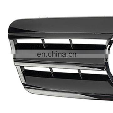 Глянцевый черный передний решетка радиатора с тремя лопастями 98 - 02 для Mercedes Benz CLK Class W208 в стиле AMG photo-6