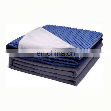 Cooling Weighted Blanket Sensory Relief Soft Bamboo Weighted Blanket 15lbs