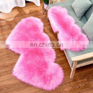 2019 new arrival Australian artificial plush fur home decorative italian design faux fur rugs