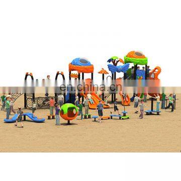 Bh01201 Kindergarten Playground Equipment Plastic Tube Child Slide With Swing