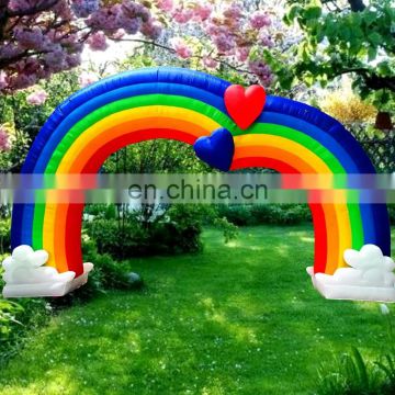 New Design Inflatable Heart-shaped Entrance Arch,Inflatable Octopus pirates Archway Gate  For Club And Stage Decor