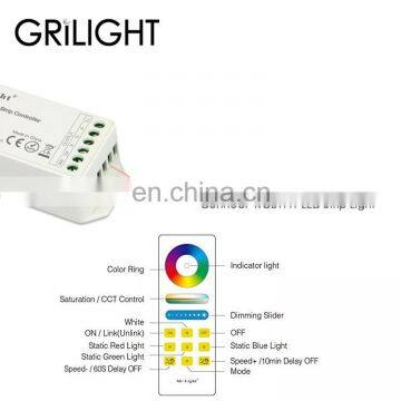 Remote Wifi Control 2.4G RGBCCT LED Controller Kit for RGBCCT Led Strip Lights
