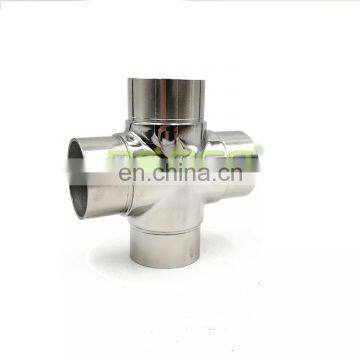 Ss304 Ss316l Pipe Fitting Union 4-way Cross Stainless Steel Pipe Fitting Connectors for Railings photo-3