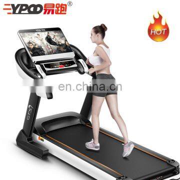 YPOO OEM Fitness Running Machine Factory Hot Selling Gym Home Electric Motorized Semi Commercial Treadmill photo-5