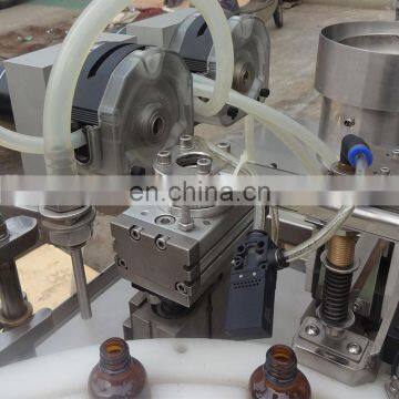 Single Head Auto 10ml 30ml 60ml Cbd Oil Glass Dropper Bottle Filling Capping Machine