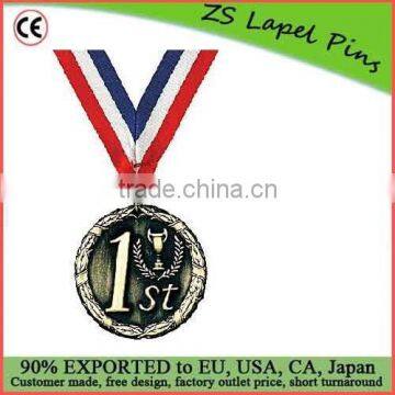 Custom quality free artwork design High Relief Medallion First Place