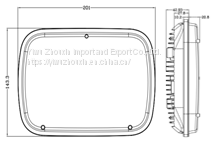 5 * 7 Inch LED Car Headlamp IYF-196-S-15P-001-L photo-3
