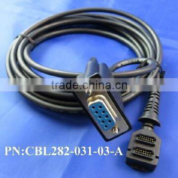 CBL 282-031-03-A Double 14pin to DB9 Pin Pad Cable for Verifone Vx810 Vx820