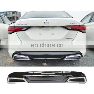Body Kit Car Rear Bumper Spoiler Lip Auto Car Rear Bumper Diffuser For SYLPHY 2020-2021 photo-4