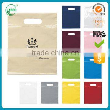 Hot sale Cheap Printed Die Cut Promo Plastic Bag Wholesale