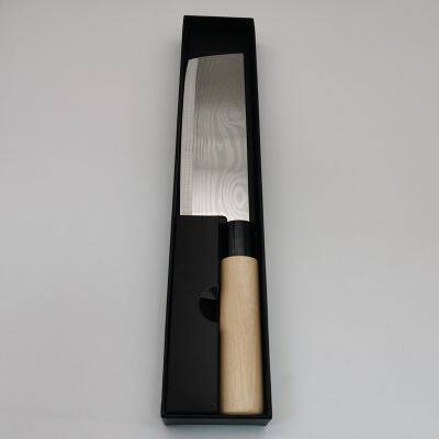 Box Packed 7'' Japanese Vegetable Cleaver Kitchen Knife Damascus Pattern, 7 Inch Japanese Cooking Small Cleaver Knife Damascus Pattern Meat Vegetable Kitchen Knife photo-2