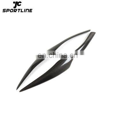 E90 Carbon Fiber Eyebrow Car Eyelids For BMW