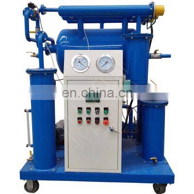 Insulating oil recycling vacuum insulating oil filtration machine