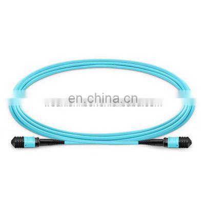 10Meter mpo/mtp multi-fiber connectors Fiber Patch cord 12fibe Multi-mode om3  pc12-om3-mpo/mpo-10m