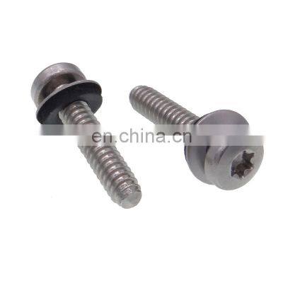 Stainless Steel Torx Roofing Screws with Rubber Washer