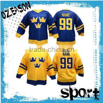 Customized Sublimation Polyester Cheap Practice Hockey Jerseys