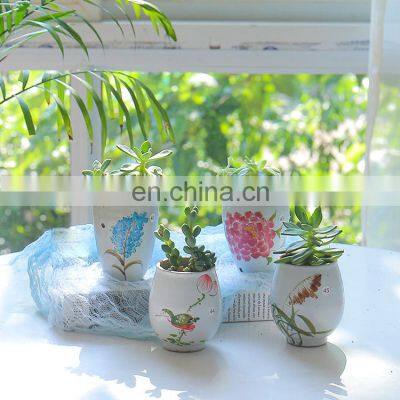 succulent ceramic plant natural Korea design handmade flower pot