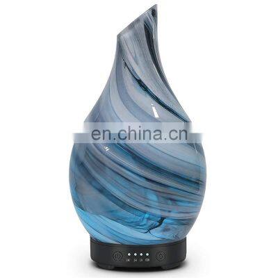 Beautiful Home Decor High Quality Real Glass Aroma Diffuser Ultrasonic Humidifier for Home Office