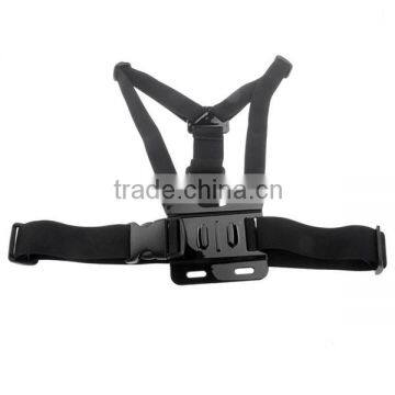 GoPro Accessories - Chest Body Strap, Head Strap, Wrist Strap Band and Monopod Compatible with 1/2/3/3+ GoPro Camera Generations