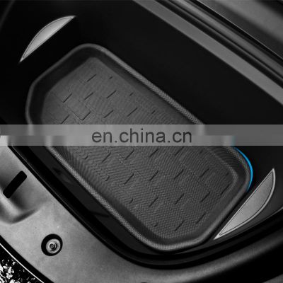 Waterproof All-Weather Custom Fit Tpr Front Car Front Trunk Mat For Tesla Model Y