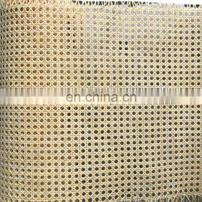 #701 Half Inch 1/2inch Open Mesh Cane Webbing Roll 100% Indonesian Rattan Weaving, Natural Rattan Webbing Roll photo-2