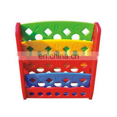 4 Layer Book Rack Movable Bookcases Kids Plastic Bookcase