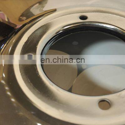 QCP-B03 Salon Hairdressing Vintage Heavy Duty Massage Bed Hydraulic Stylist Barber Chair Base Chrome Iron Round Base photo-3