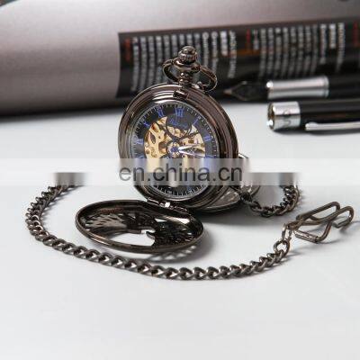 GOHUOS Luxury Hand Winding Mechanical Pocket Watches for Men Private Label Mechanical Watch photo-2