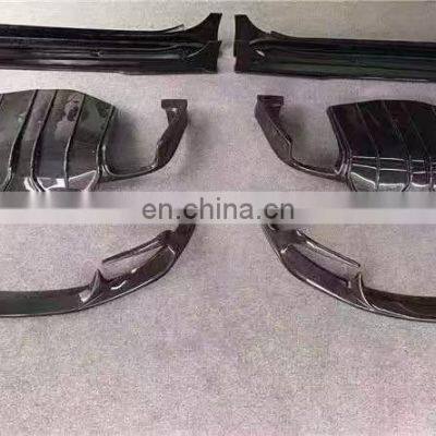 Runde Carbon Fiber Material For Maserati Ghibli Aspec Style Body Kit Front Lip Rear Lip Side Skirt Spoiler Hood Cover photo-5