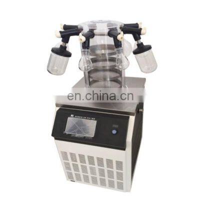 Laboratory Lyophilization Machine Freeze Dryer with Eggplant Bottles