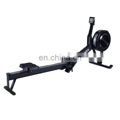 Commercial Gym Indoor Rower Air Magnetic Row Cardio Rowing Machine MND-CC08 Air Rower with monitor