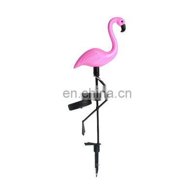 Solar Flamingo Outdoor Waterproof Garden LED Light Decorative Pathway Stake Solar LED Lawn Lights