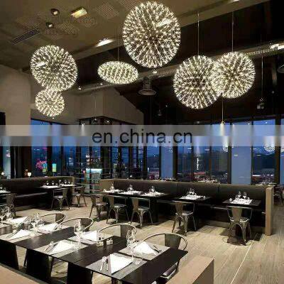 Modern Spark Chandeliers LED Fireworks Hanging Light Decor Ball Pendant Lights For Shop Mall photo-5