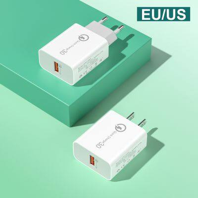 1USB Mobile Phone Fast Charging Plug 5V3A Household Charger QC3.0 Wall Charger for Iphone for Huawei photo-4