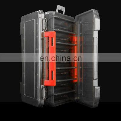 JOHNCOO Amazon Hot Selling Waterproof Double Sided Visible 14 Compartments Hard Fishing Tackle Container Fishing Lure Box photo-3