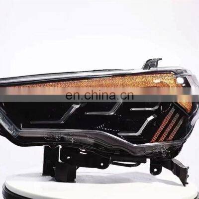 Modified to Full LED 4 Lens Headlamp Headlight Front Lamp With Dynamic for TOYOTA 4 RUNNER Head Lamp Head Light 2014-2021 photo-2