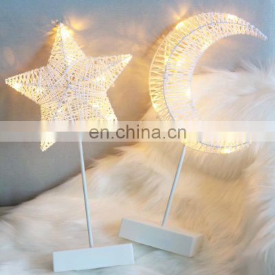 Vintage eid bamboo night club stars fairi light wed house modern beautiful fixtures home decor lamps for wedding event lighting