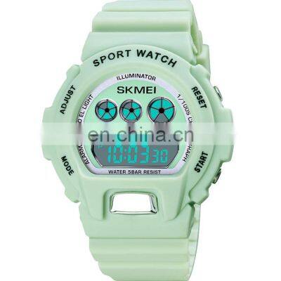 New Arrival Skmei 1775 Waterproof Sport Digital Watch for Men and Women Wristwatch Green Pink