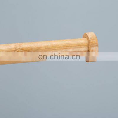 Bathroom Standing Toilet Brush and Paper Holder With Bamboo photo-3