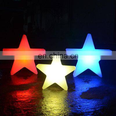 Christmas tree topper /Color Changing Led Christmas lamparas Tree decoration Light with Star home decor lighting outdoor