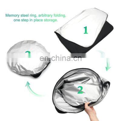 Custom-fit Car Windshield Sunshade for ID 4 CROZZ Model 3 2017-2020 Car Curtains for Special Car Size 100% Custom-fit photo-5