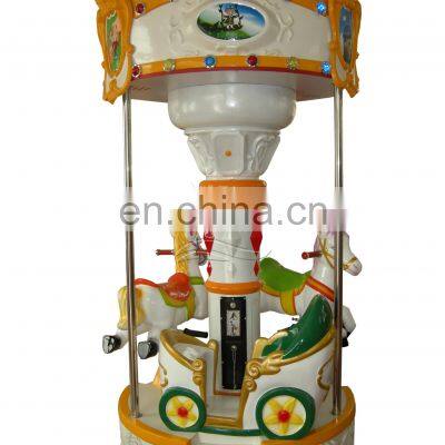 Mini Fairground Rides 3 Seats Small Carousel for Sale photo-5