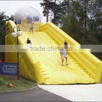 Hot Sale Transparence Colorfull Grass Tpu Pvc Inflatable Body Zorb Balls on Snow for Kids 2.6m/2.8m photo-5