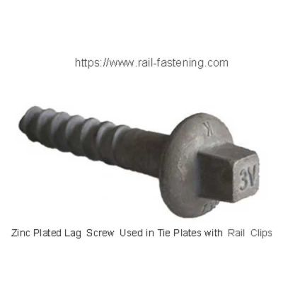 Uic 864-1 Railroad screw spike