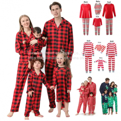 Christmas Pijamas Kids Baby Custom Blank Xmas Christmas Pajamas Matching Family Christmas Pajamas